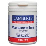 Lamberts Manganese 4mg 100 Comprimidos