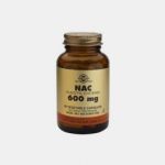 Solgar NAC (N-Acetyl,L-Cysteine) 600mg 60 Cápsulas