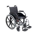 Cadeira de Rodas Celta Largura Assento: 46cm Roda Traseira Maciça Sistema Elevatório de Pernas