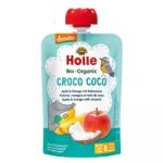 Holle Bio Croco Coco Puré Saqueta Maçã, Mango e Coco 8M+ 100g