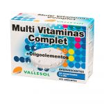 Vallesol Multi-Vitaminas + Oligoelementos Complet 24 Comprimidos Laranja