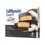 Bimanán BeFit Barras Chocolate-Côco 6 Unidades
