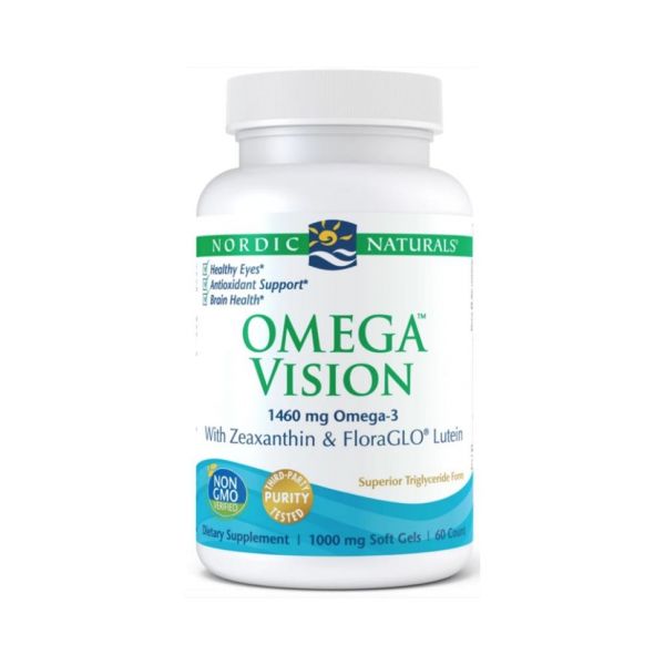 Ômega Vision c/ Luteína + Zeaxantina + Astaxantina 60 Caps - Essential