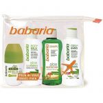 Babaria Shampoo Aloe 100ml + Gel 100ml + Body Milk 100ml + Roll-On 50ml Coffret