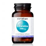 Viridian L-Carnitina 500mg 30 Cápsulas Vegetais