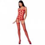 Passion Woman BS067 Bodystocking Red One Size D-222328
