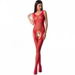 Passion Woman BS061 Bodystocking Red One Size D-222316