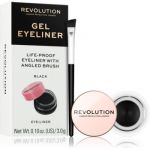 Makeup Revolution Gel Eyeliner Pot Delineador em Gel com Pincel Tom Black 3g