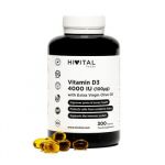 Hivital Foods Vitamin D3 4000IU 300 Cápsulas