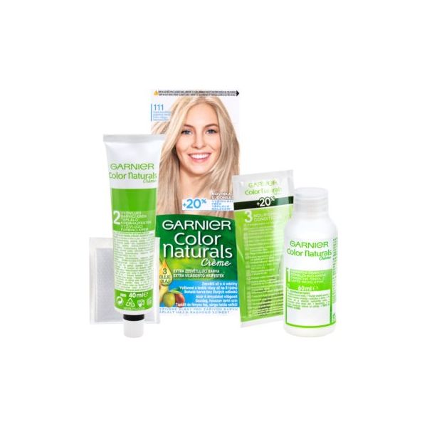 Garnier Color Naturals Creme Coloração Tom 111 Extra Light Natural Ash ...