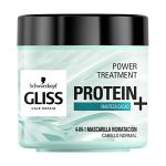 Schwarzkopf Gliss Protein+ Máscara Hidratação Cabelo Normal 400ml