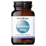 Viridian Selenium 200ug 30 Cápsulas Vegetais