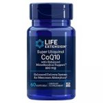 Life Extension Super Ubiquinol CoQ10 com Enhanced Mitocondrial Support (TM) 100mg 60 Cápsulas