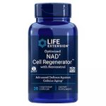 Life Extension NAD + Cell Regenerator (TM) Otimizado e Resveratrol 300mg 30 Cápsulas Vegetais