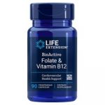 Life Extension Folato e Vitamina B12 90 Cápsulas Vegetais
