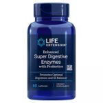 Life Extension Enzimas Super Digestivas Aprimoradas com Probióticos 60 Cápsulas Vegetais