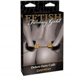 Fetish Collection Fantasy Gold Deluxe Furry Cuffs PD3996-27