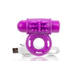 Screaming O Vibrating Rechargeable Ring o Wow Purple D-212496
