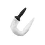 Darkness Tail Butt Silicone Plug -white