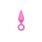 Easy Toys Pink Buttplugs With Pull Ring Small