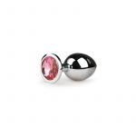 Easy Toys Metal Butt Plug No. 2 Silver/pink