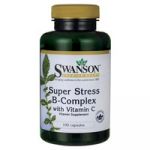 Swanson Super Stress B-complex com Vitamina C 100 Cápsulas