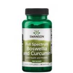 Swanson Espectro Total Boswellia e Curcumina 60 Cápsulas