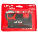UNIQ Preservativos Com Anel S/ Latex Extra Protecção 3 Unidades
