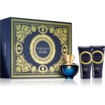 Versace Dylan Blue Woman Eau de Parfum 50ml + Leite Corporal 50ml + Gel de Banho 50ml Coffret (Original)