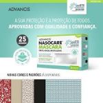 Advancis Nasocare Máscara Têxtil Social Reutilizável Nível 3 Tom Bege x2