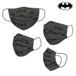 Máscara Reutilizável Tecido Batman Infantil Cinzento