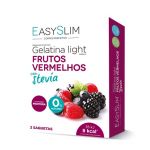 FarmodiéticaEasySlim Gelatina Light Frutos Vermelhos Stevia 2 Saquetas