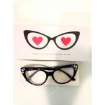 Óculos Cat Eye Glasses Pretos