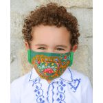 Máscara Reutilizável Criança Carreço Verde 25 Lavagens 1 Unidade