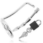 Metal Hard Chastity Cock Ring Uretral - D-205370