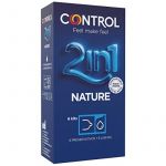Control Duo Natura 2-1 Preservativo + Gel 6 Unidades