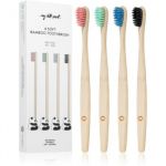 My White Secret Bamboo Toothbrush Escova de Dentes De Bambu Soft 4 Unidades