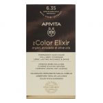 Apivita My Color Elixir Coloração Tom 6.35 Mogno Ouro Escuro Loiro