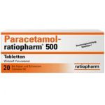 Ratiopharm Paracetamol 500mg 20 Comprimidos