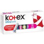 Kotex Ultrasorb Super Tampões 32 Unidades