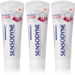 Sensodyne Sensitivity & Gum Whitening Dentífrico Branqueador Proteção de Dentes e Gengivas 3x75 ml
