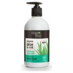 Organic Shop Organic Aloe & Milk Sabonete Líquido Nutritivo as Mãos 500ml