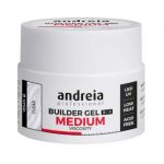 Andreia Gel Contrução V. Média Builder Gel Medium Viscosity Tom Clear 44gr