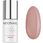NeoNail Cover Base Protein Verniz Base e Verniz Superior Unhas de Gel Tom Cream Beige 7,2 ml