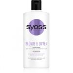 Syoss Blonde & Silver Condicionador Cabelos Loiros e Cinzentos 440ml
