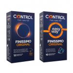 Control Preservativos Finíssimo Original 12 Unidades + Preservativos Easy Way Original 10 Unidades
