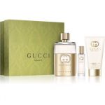 Gucci Guilty Pour Femme Eau de Parfum 90ml + Eau de Parfum 15ml + Leite Corporal 50ml Coffret (Original)
