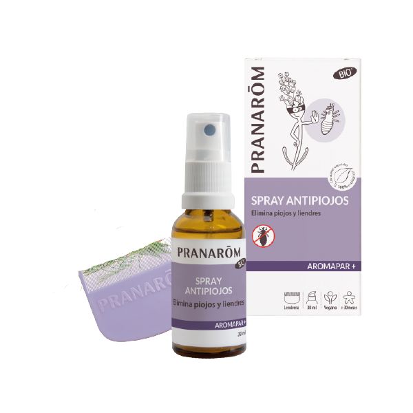 Spray Répulsif Poux Bio de Pranarom (AROMAPOUX)