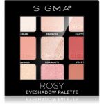 Sigma Beauty Eyeshadow Palette Rosy Paleta de Sombras 9g