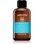 Apivita Holistic Hair Care Hyaluronic Acid & Aloe Shampoo Hidratante todos os Tipos de Cabelos 75ml